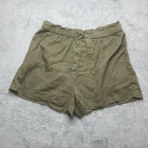 Lucky Brand Shorts Women's Size Medium Army Green Lightweight Casual Pockets